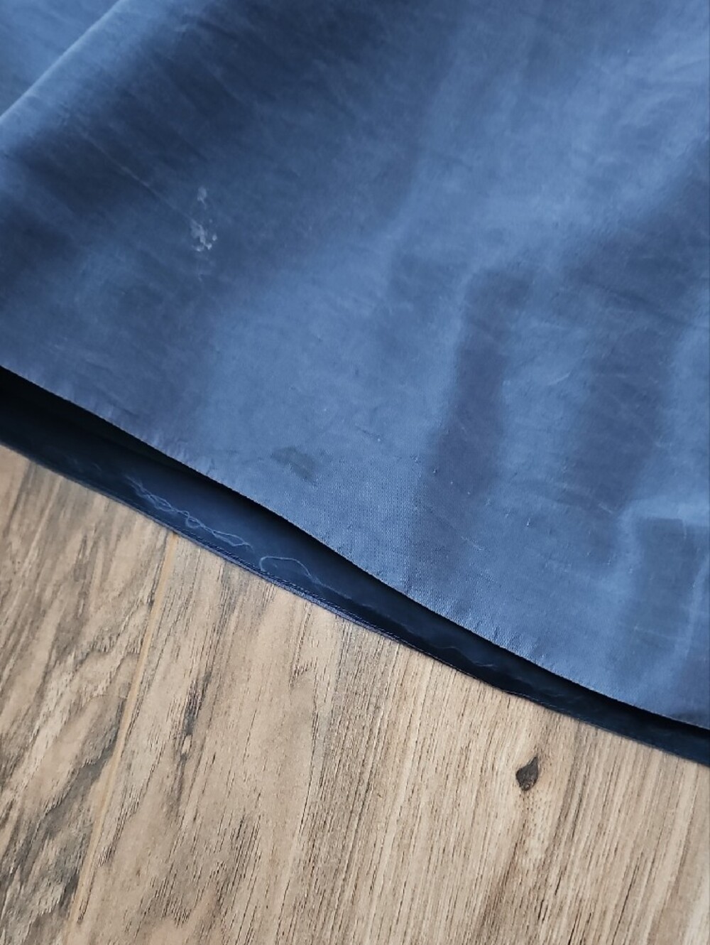 J. Crew Blue Ruffle V-Neck Mini Silk Dress 10 - Picture 11 of 11
